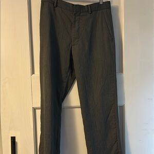Banana Republic Gray Chinos Flat Front Straight Leg